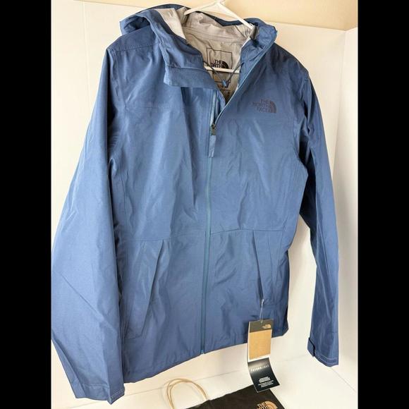 The North Face Dryzzle Rain Jacket Mens Sz S Blue Waterproof Outdoor - Picture 5 of 9